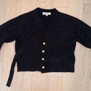 Proenza Schouler black cardigan
